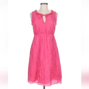 Calypso St. Barth Silk Dress M Pink Good Condition